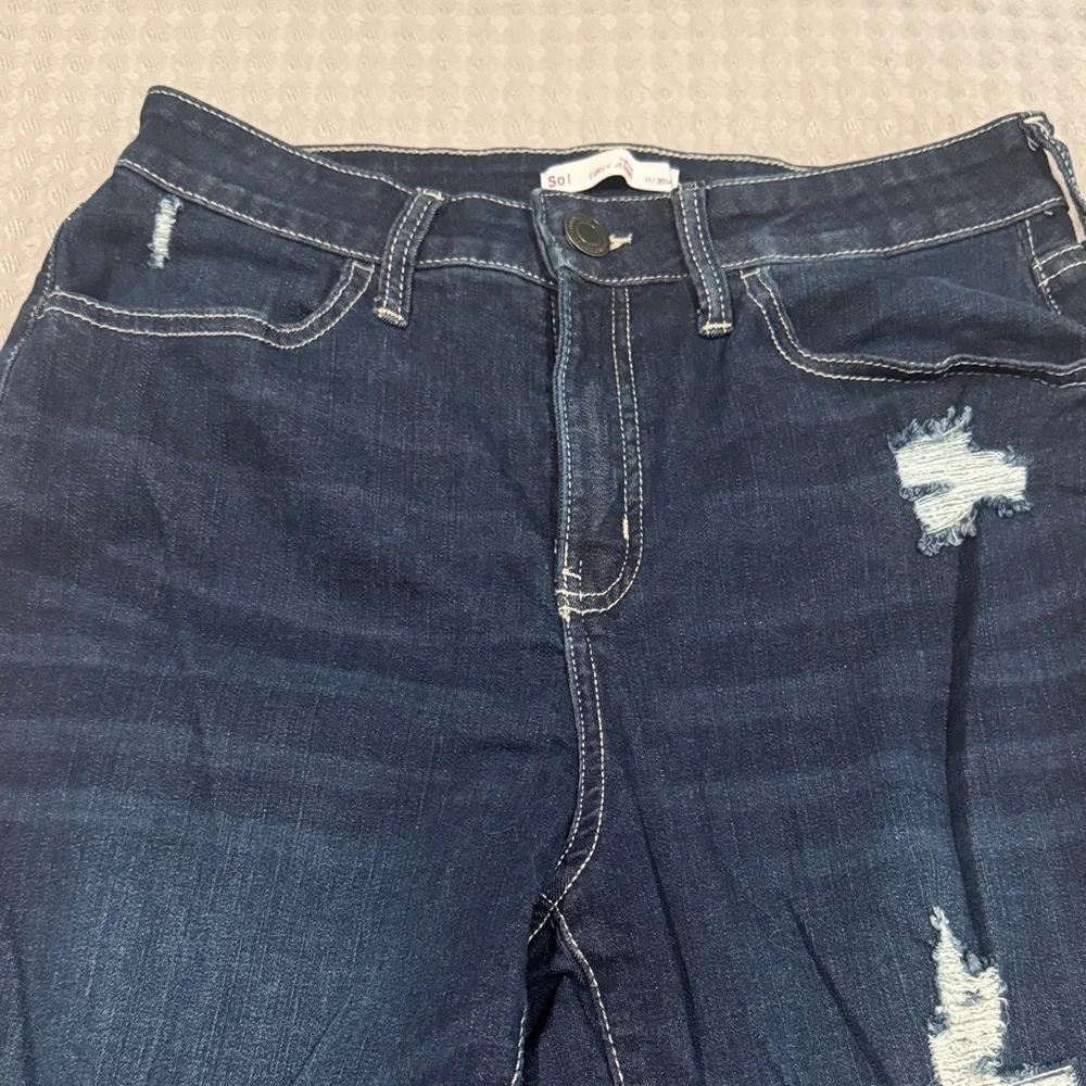SO Distressed High Rise Jegging